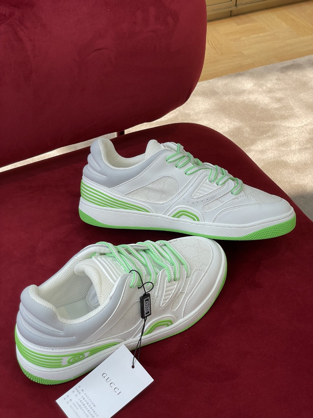 Gucci Women’s Sneaker Gucci Basket Donna White Demetra For Women 700290 2SHG0 9089 - Image 7