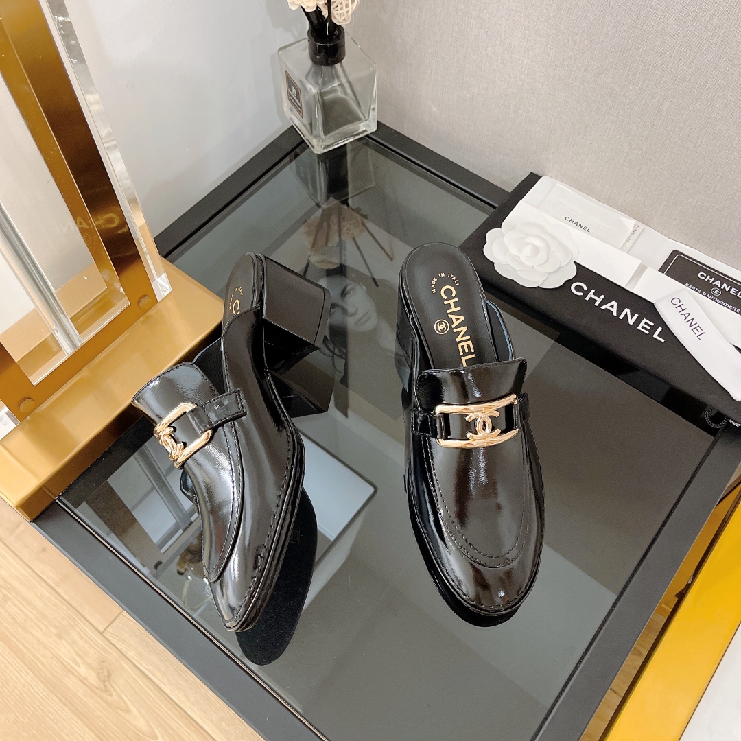 Chanel Women’s Loafers Black For Women - Image 8