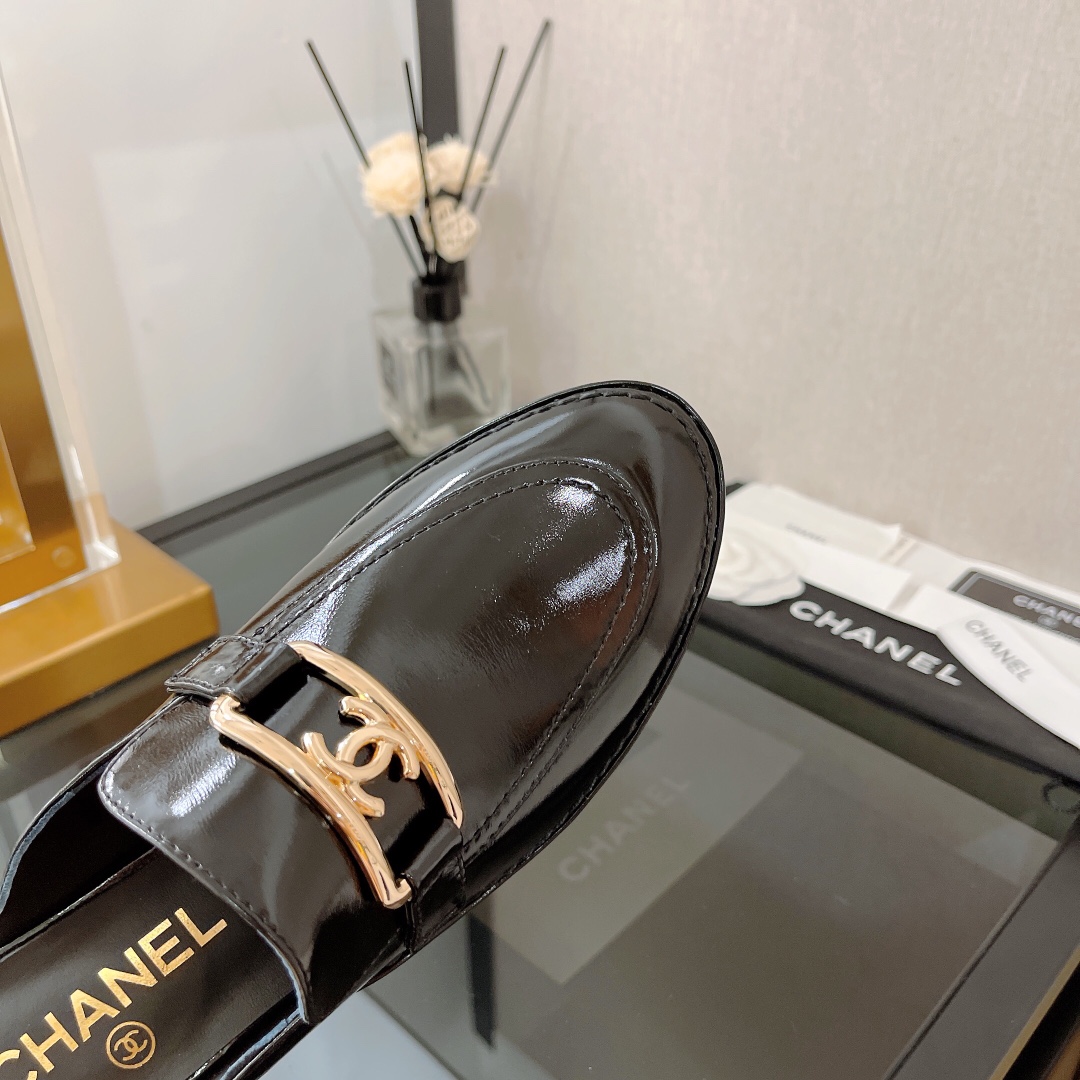 Chanel Women’s Loafers Black For Women - Image 7