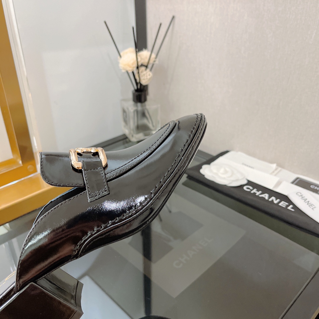 Chanel Women’s Loafers Black For Women - Image 3