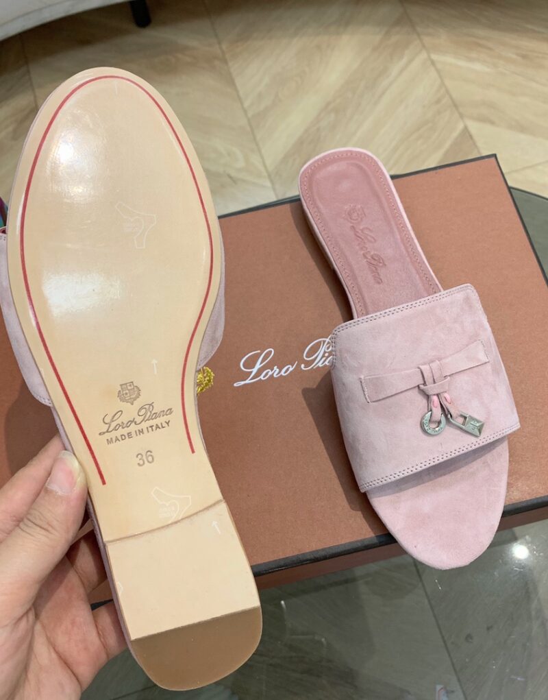 Loro Piana Summer Charms Sandal Pink Shell For Women – FAI5580 30D2 - Image 8