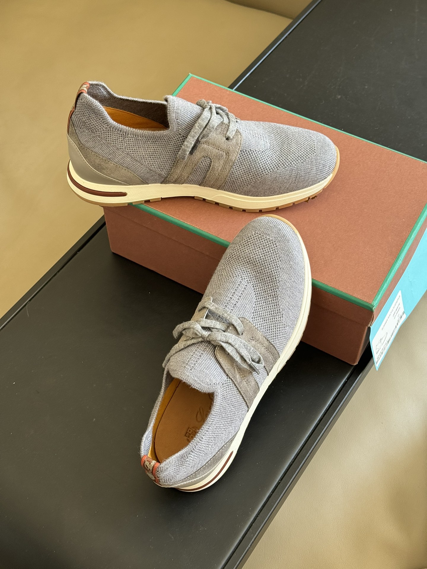 Loro Piana 360 Lp Lady Flexy Walk Sneaker Flannel Gray For Women – FAI7759 M579 - Image 15