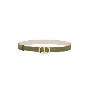 Dior 30 Montaigne Reversible Belt Green For Women, Women Belt B0178UWGA_M51E – size 85EU-100cm