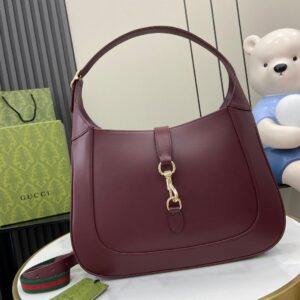 PREMIUM QUALITY | GUCCI  – Jackie large shoulder bag | W40cm x H38cm x D10cm | Red and no box