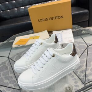 Louis Vuitton Time Out Sneaker White For Women LV 1A9HBD – 40 EU – 9 US – 25 Cm – 9.84 In