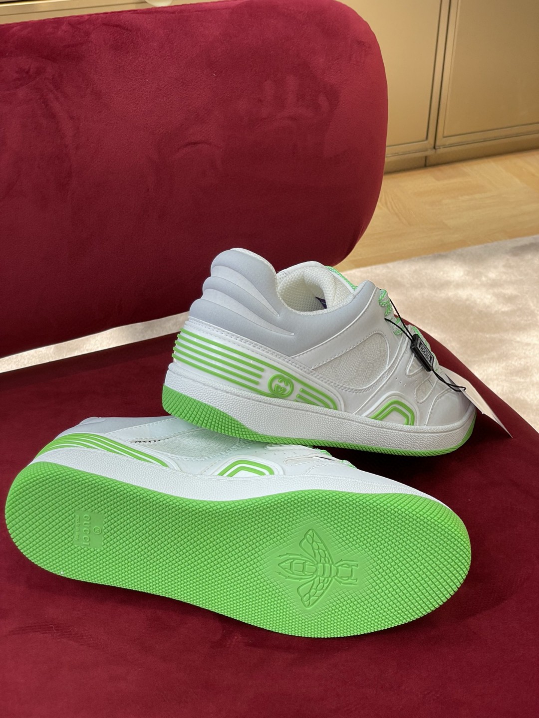 Gucci Women’s Sneaker Gucci Basket Donna White Demetra For Women 700290 2SHG0 9089 - Image 6