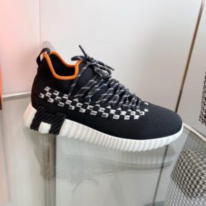 Hermes Flex Slip-on Sneaker Black Size 40 EU