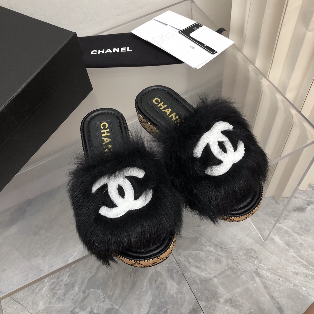 Chanel Women’s Mules Black For Women 1.4in/3.5cm G39357 X56716 K4791 - Image 7