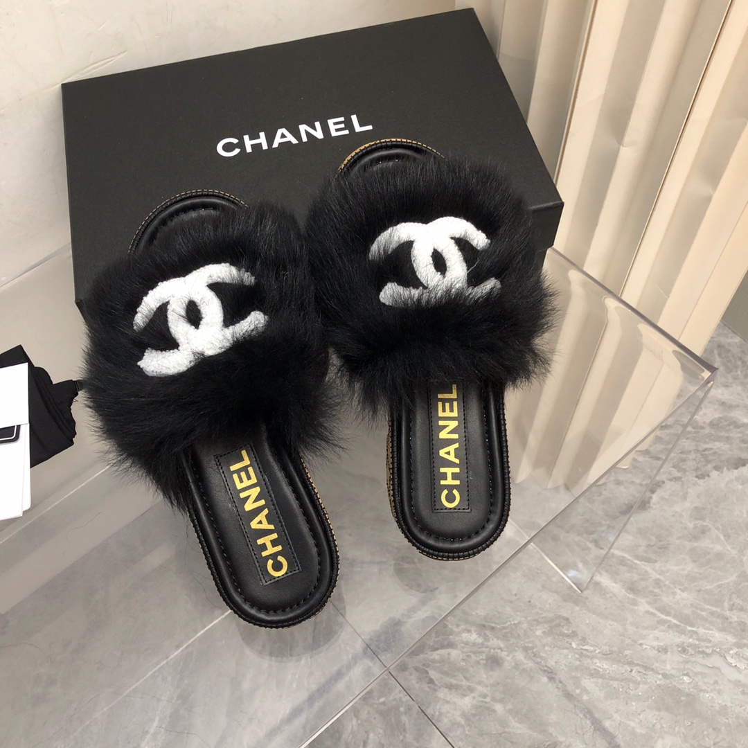Chanel Women’s Mules Black For Women 1.4in/3.5cm G39357 X56716 K4791 - Image 6