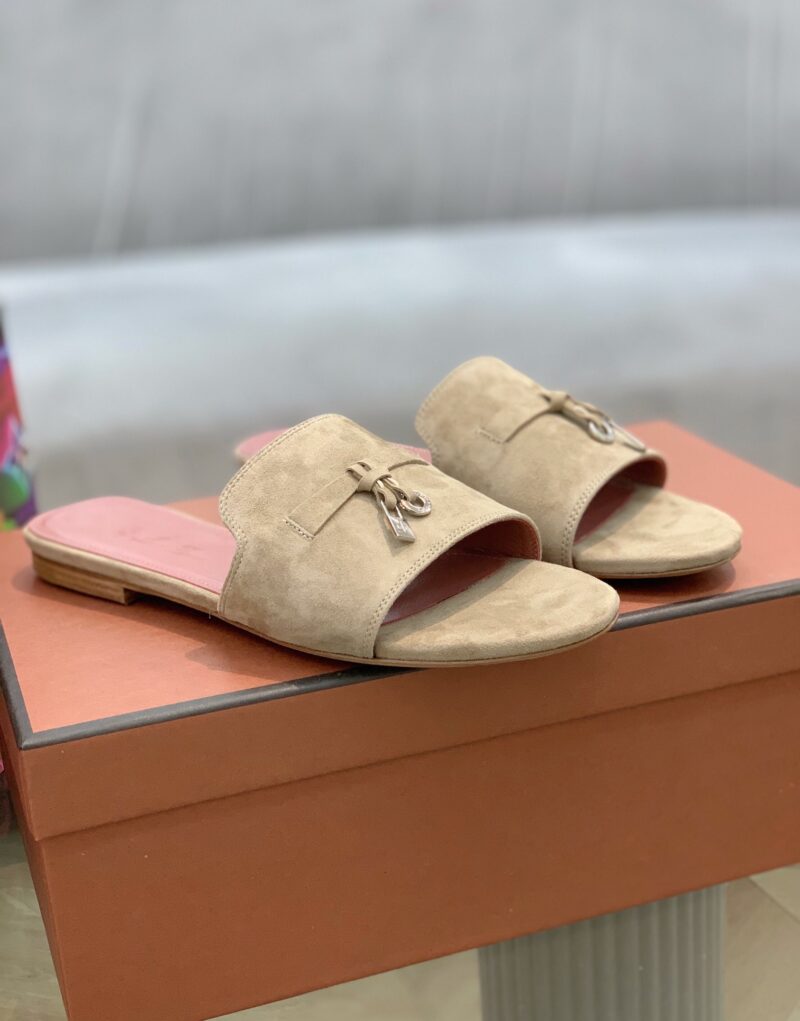 Loro Piana Summer Charms Sandal Egyptian Rock For Women – FAI5580 D02I - Image 7