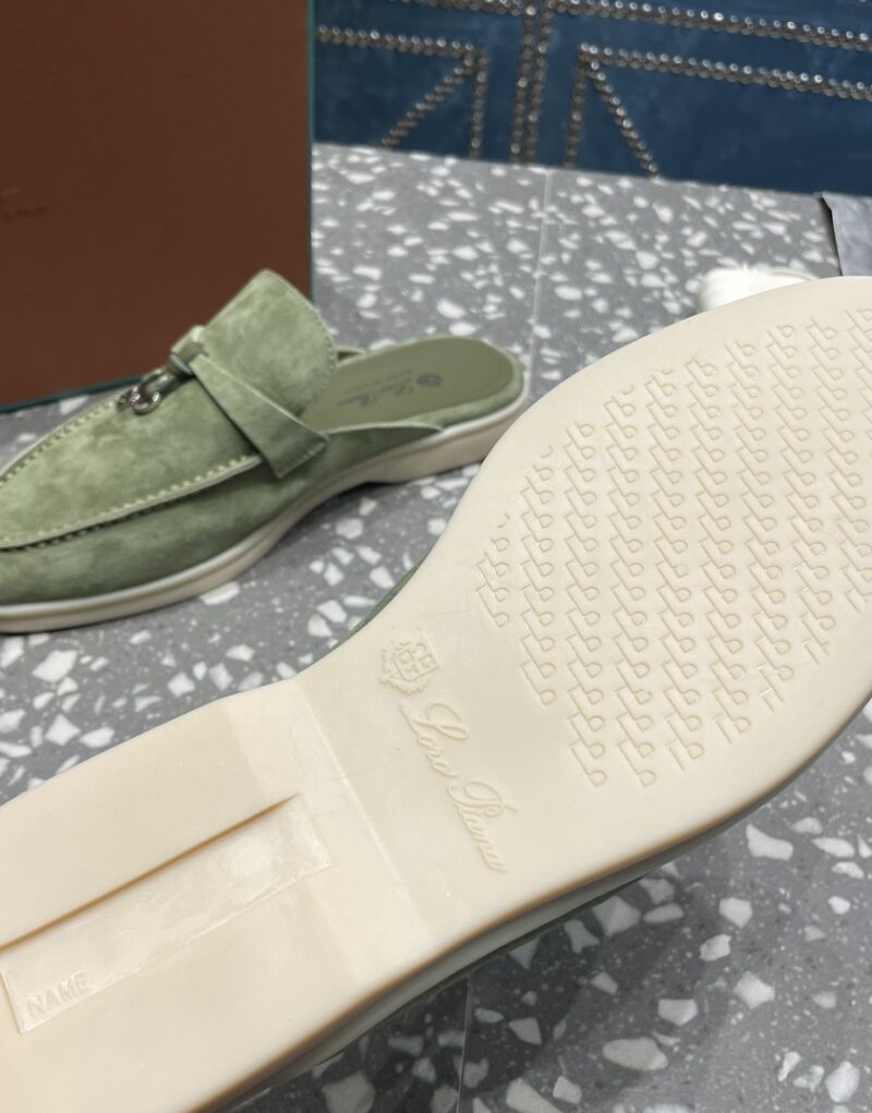 Loro Piana Babouche Charms Walk Loafers Tea Room For Women – FAI1543 50KY - Image 8