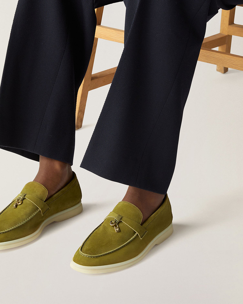 Loro Piana Summer Charms Walk Loafers Tea Room For Women – FAE5444 50KY - Image 8