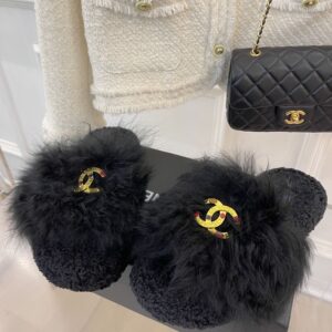 Chanel Women’s Mules Black For Women 0,7in/ 2cm