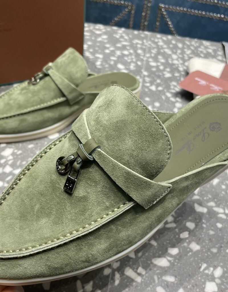 Loro Piana Babouche Charms Walk Loafers Tea Room For Women – FAI1543 50KY - Image 7