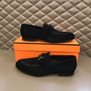 Hermes Paris Loafer Black For Men H192437ZA02390 – 42 EU – 8.5 US – 26 Cm – 10.2 In