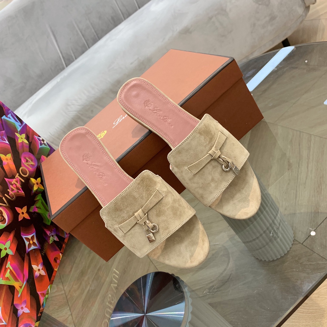 Loro Piana Summer Charms Sandal Egyptian Rock For Women – FAI5580 D02I - Image 15