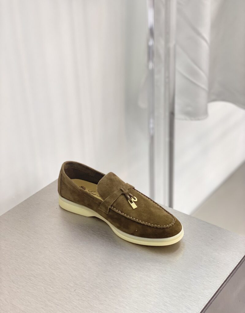 Loro Piana Summer Charms Walk Loafers Tea Room For Women – FAE5444 50KY - Image 7