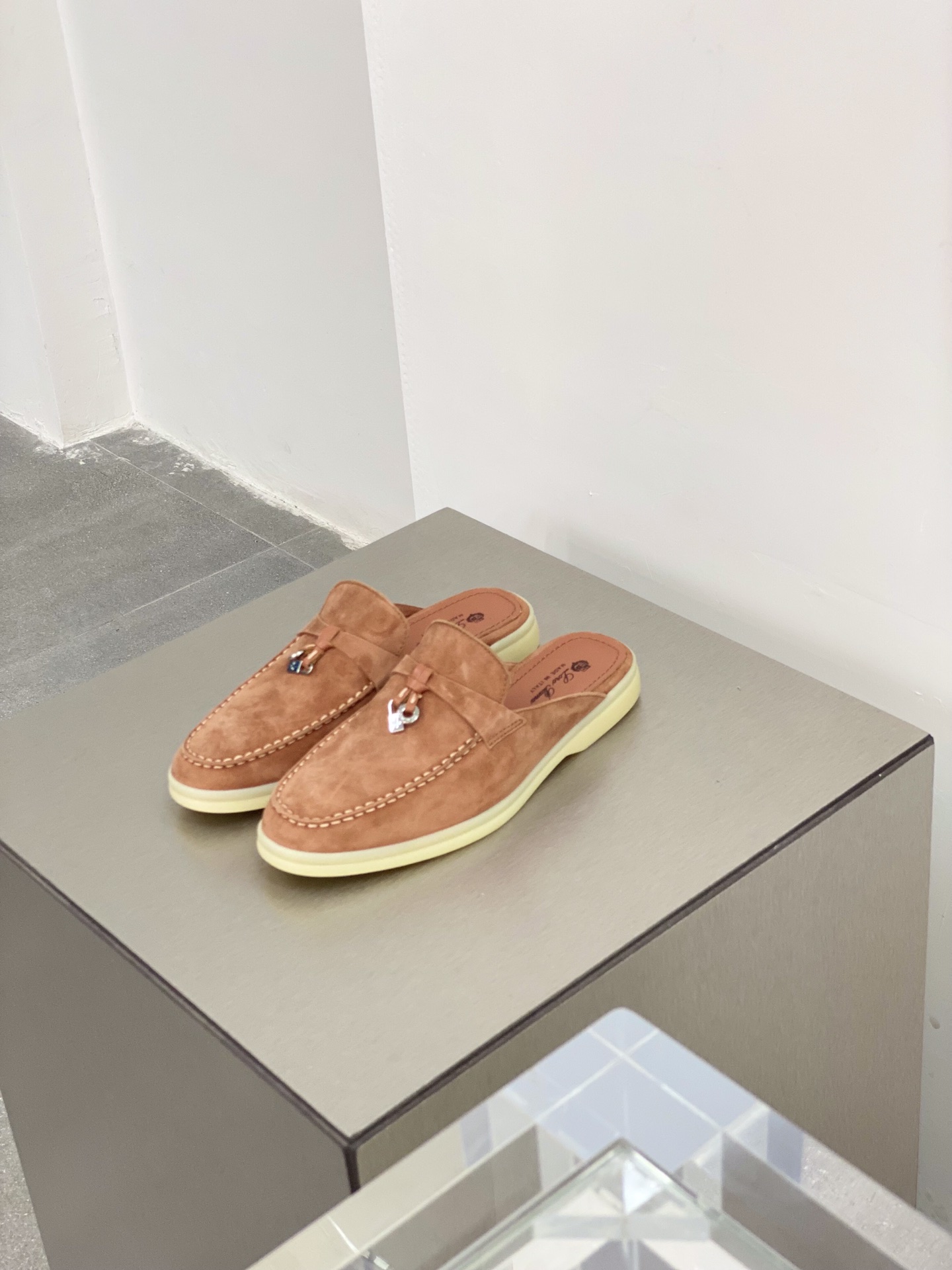 Loro Piana Babouche Charms Walk Loafers Sorbet Pink For Women – FAI1543 303J - Image 15