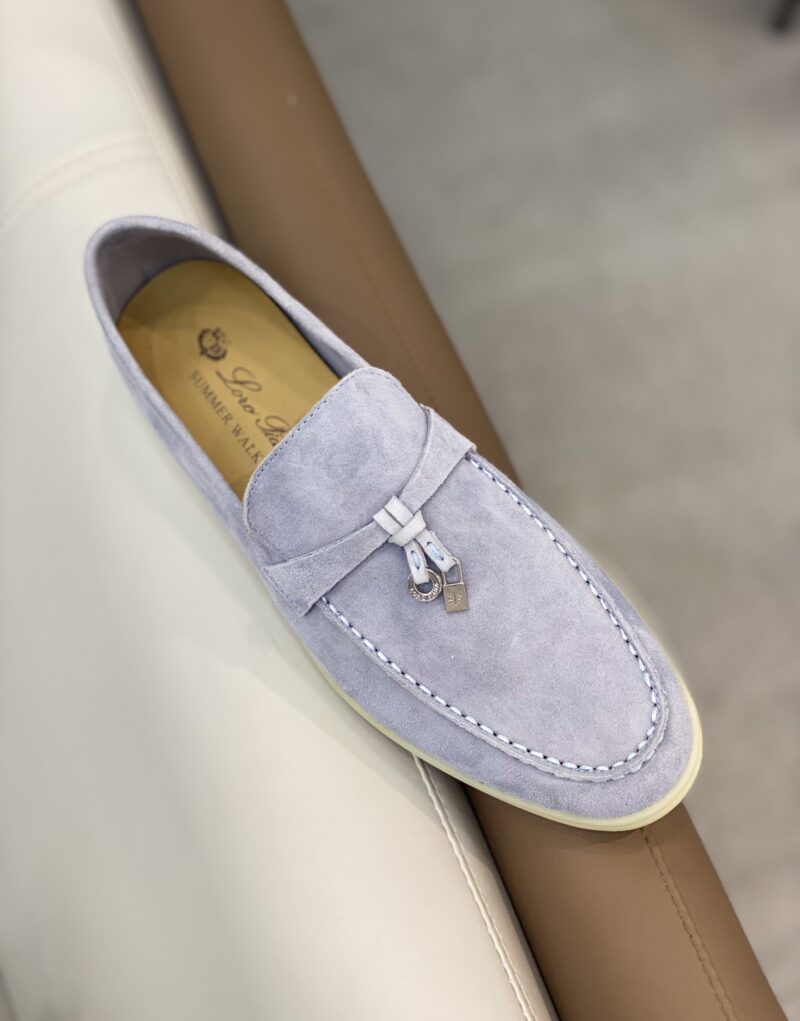 Loro Piana Summer Charms Walk Loafers Purple For Women – FAE5444 401F - Image 2