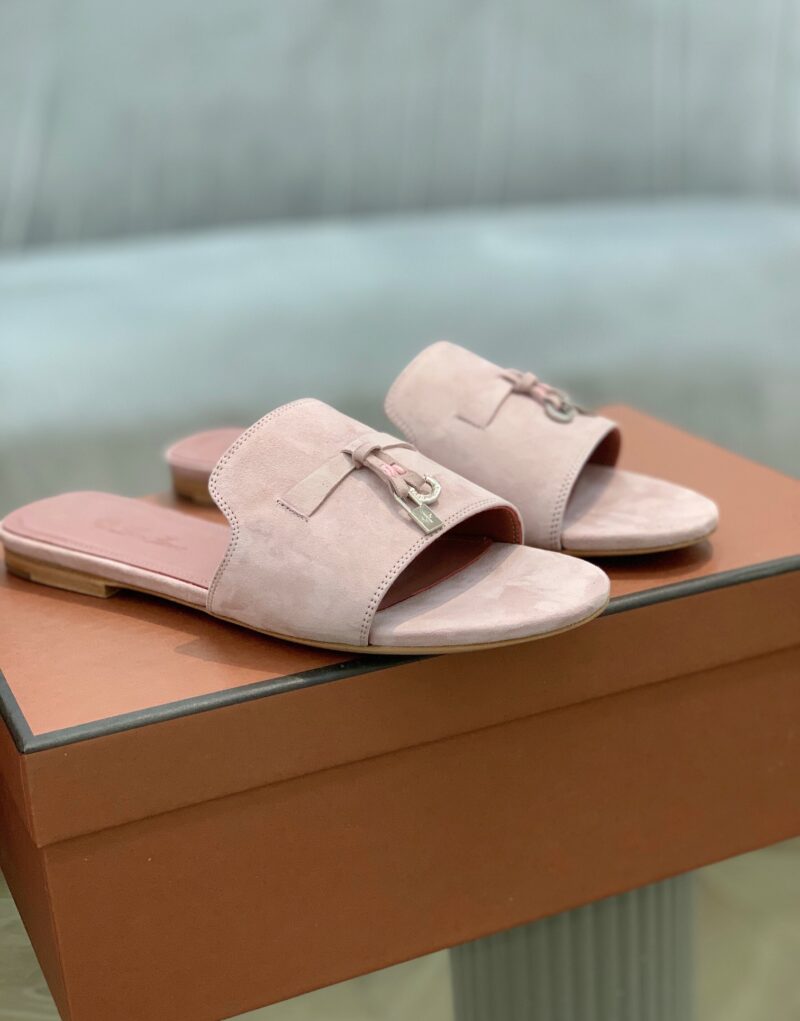 Loro Piana Summer Charms Sandal Pink Shell For Women – FAI5580 30D2 - Image 10