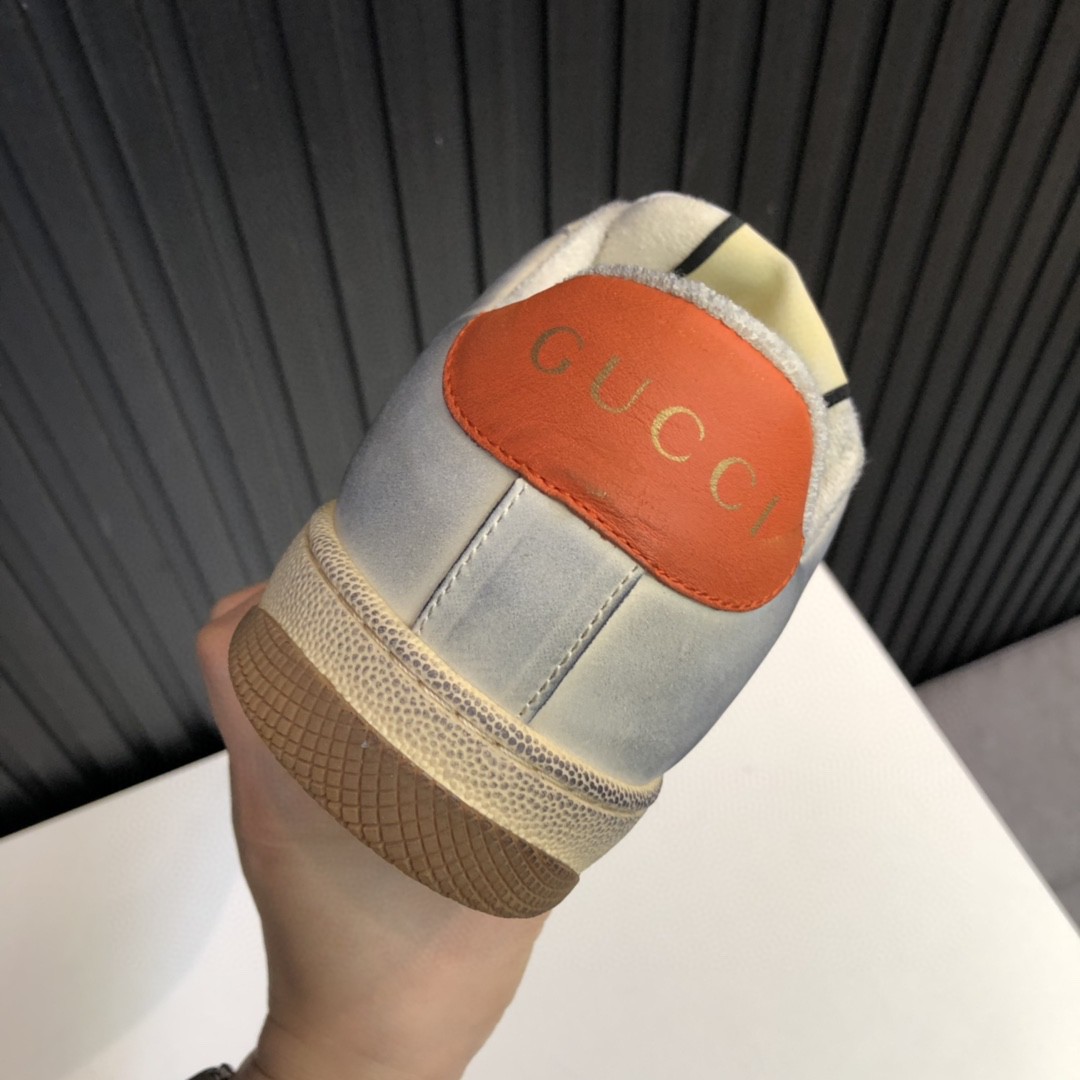 Gucci Women’s Screener Low-Top Blue White For Women 546163 0YI20 9581 - Image 8