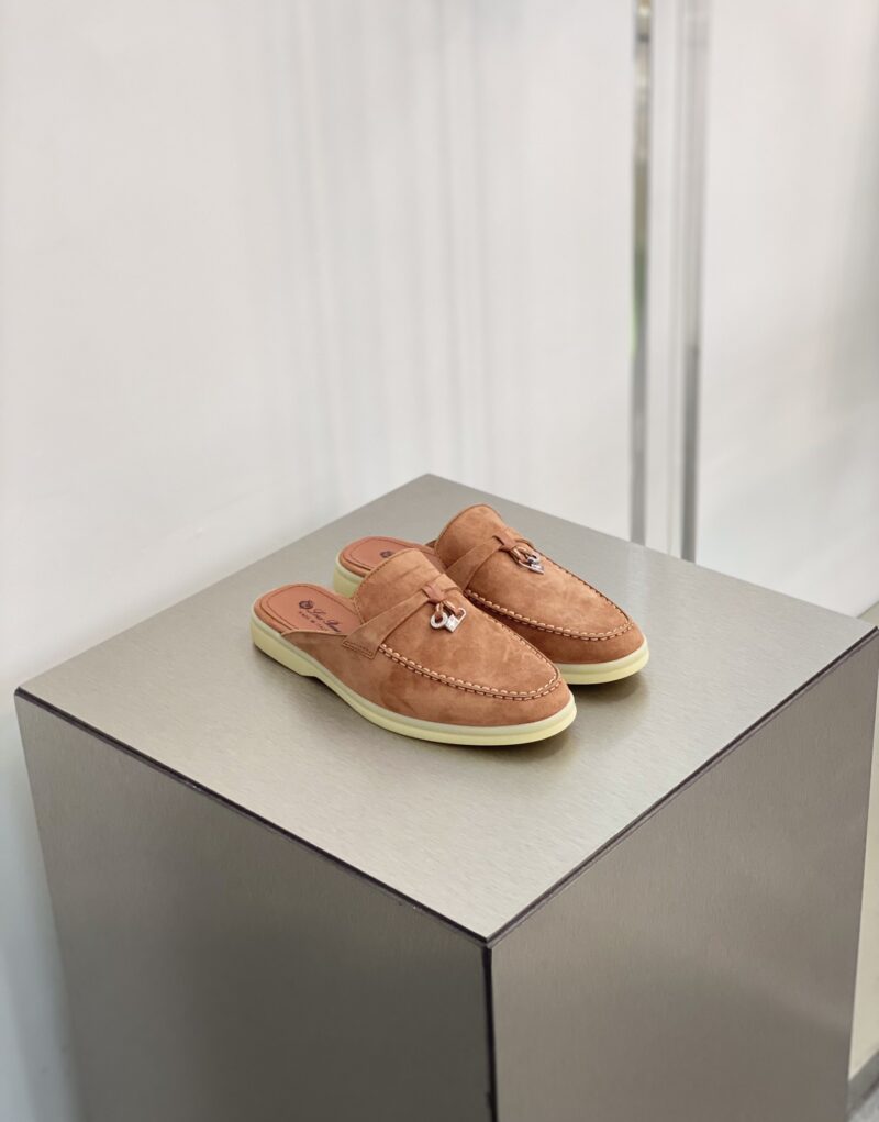 Loro Piana Babouche Charms Walk Loafers Sorbet Pink For Women – FAI1543 303J - Image 6