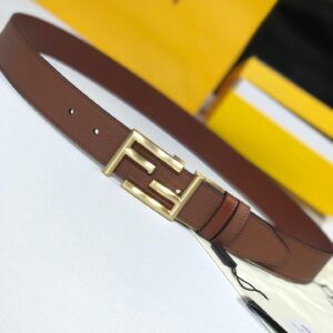 Fendi Belt Brown FF Women Belt 7C034470 – 90 Eu – 105 Cm