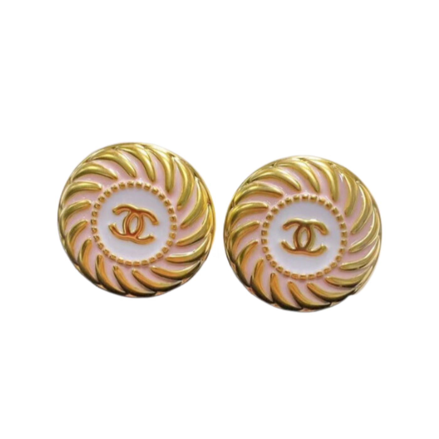 Chanel Alphabet Earrings Gold For Women