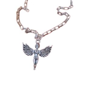 Louis Vuitton Angel Necklace Silver For Women