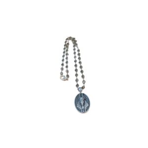 Gucci Anubis Deity Necklace Silver Tone For Women