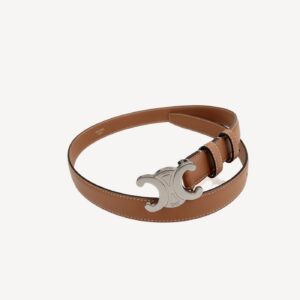 Celine Triomphe Belt Brown For Women – 85 Eu – 100 Cm