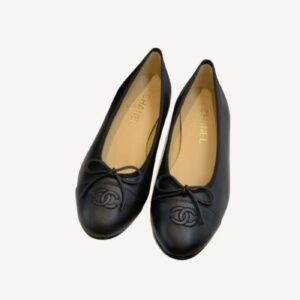 Chanel Ballet Flats Black For Women – 39 EU – 8 US – 24.9 Cm – 9.8 In