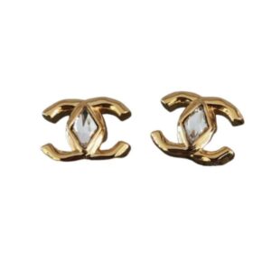 Chanel C Earrings Gold For Women