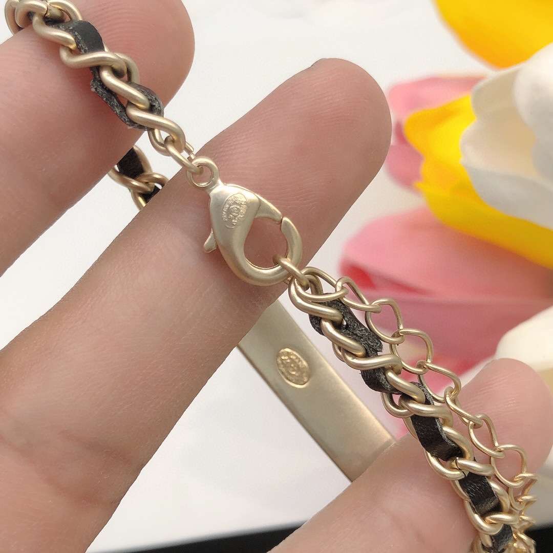 Chanel C-Shaped Bracelet Gold For Women - Image 6