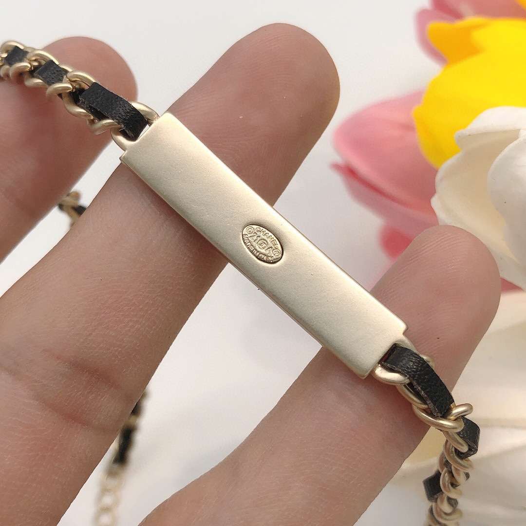 Chanel C-Shaped Bracelet Gold For Women - Image 3