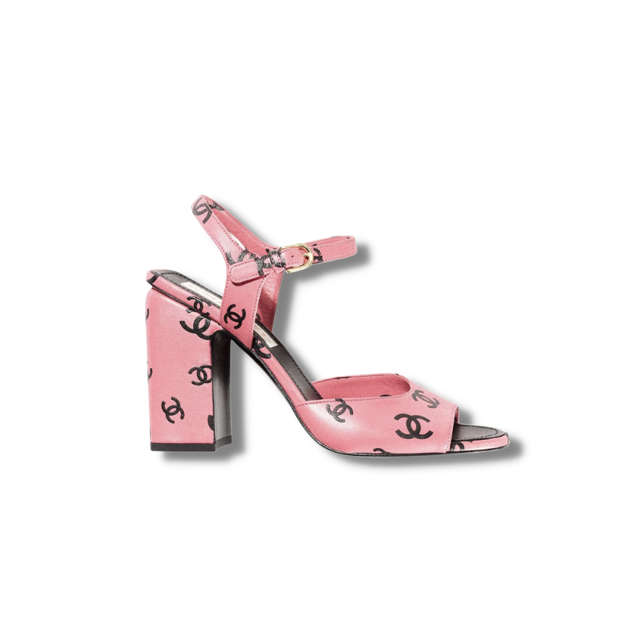 CC 100mm Heeled Sandal Pink For Women - Image 4