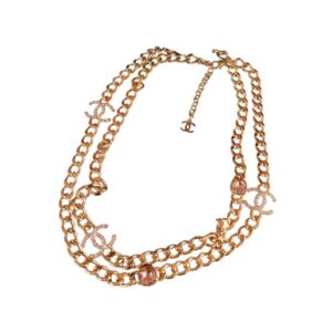Chanel Chain Necklaces Gold For Women