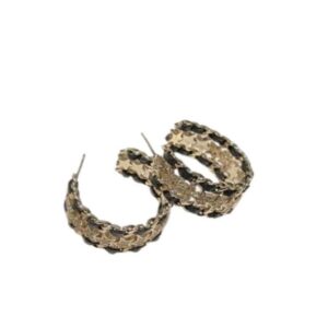 Chanel Chain Of Stars Earrings Gold For Women