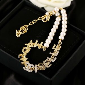 Chanel Double C Necklace Gold For Women