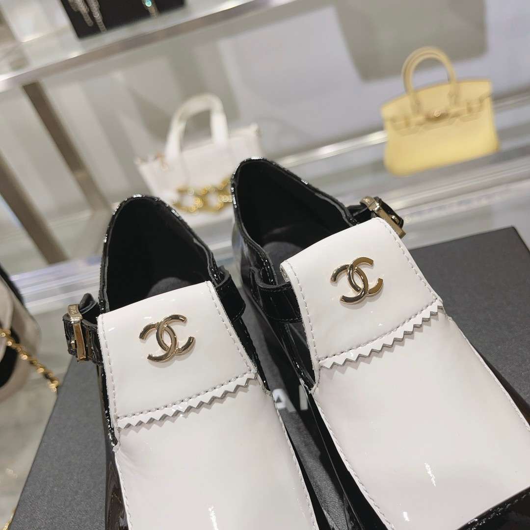 Chanel Mary Jane Loafers Hidden White For Women - Image 2