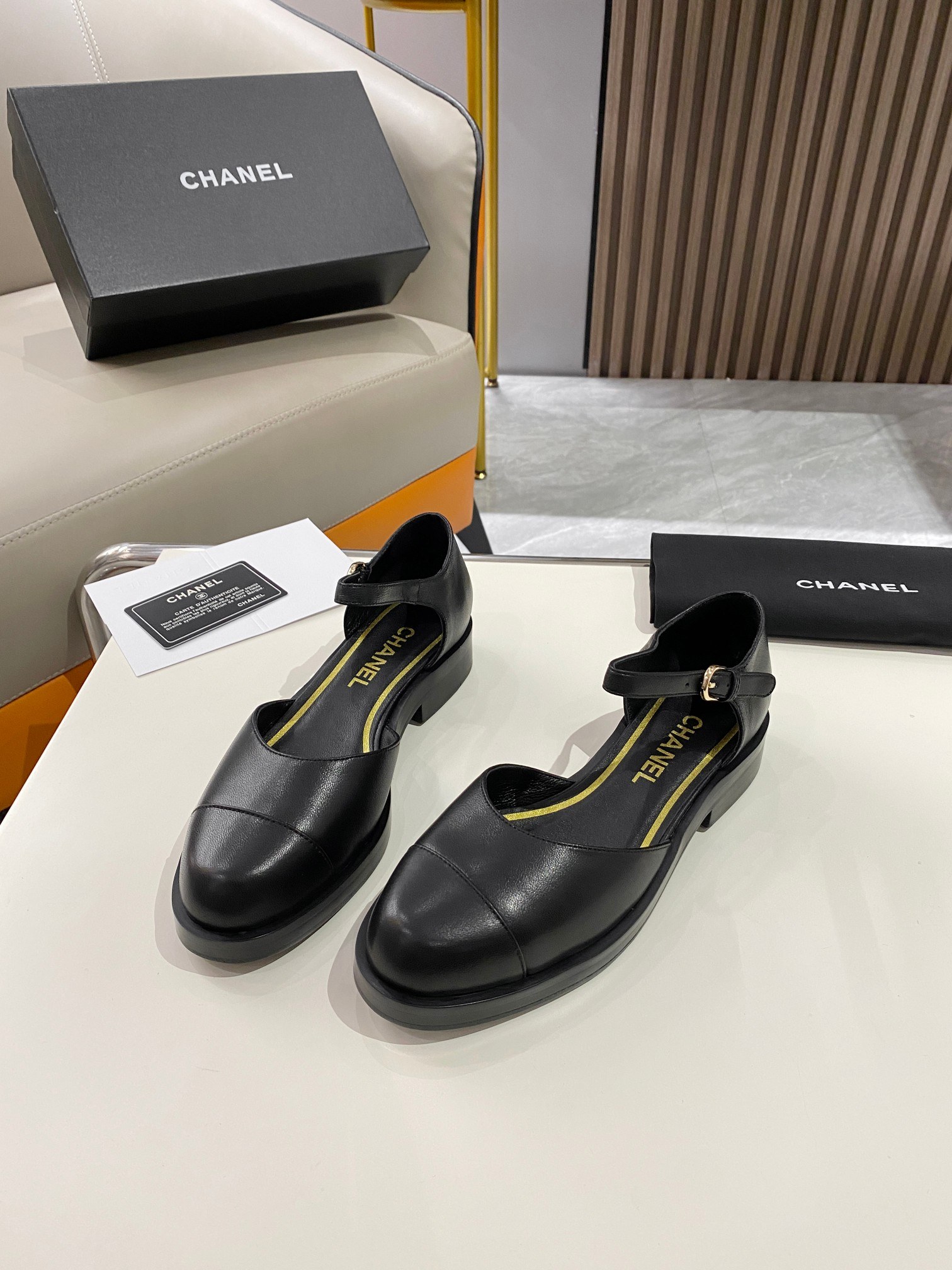 Chanel Mary Janes Black For Women - Image 8