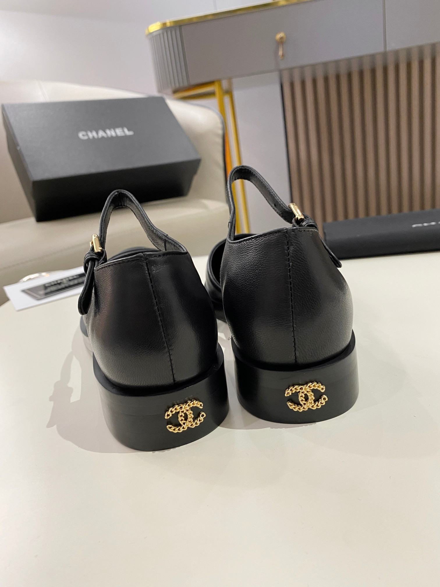 Chanel Mary Janes Black For Women - Image 3