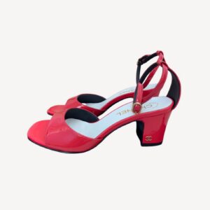 Chanel Sandals Red For Women