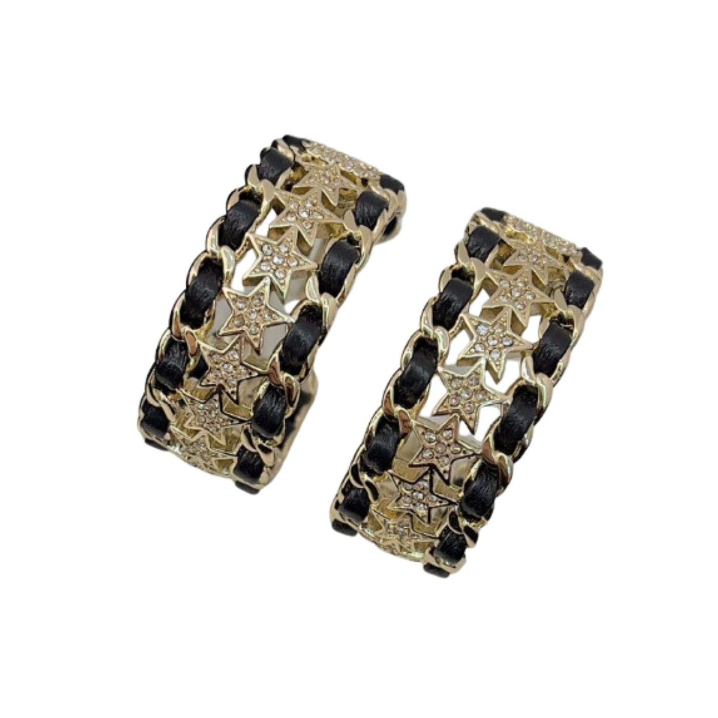 Chanel Star Earrings Gold For Women