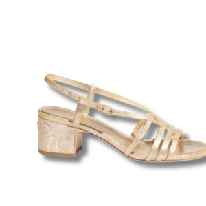Chanel Gold Sandals For Women G45592 B16078 NW183