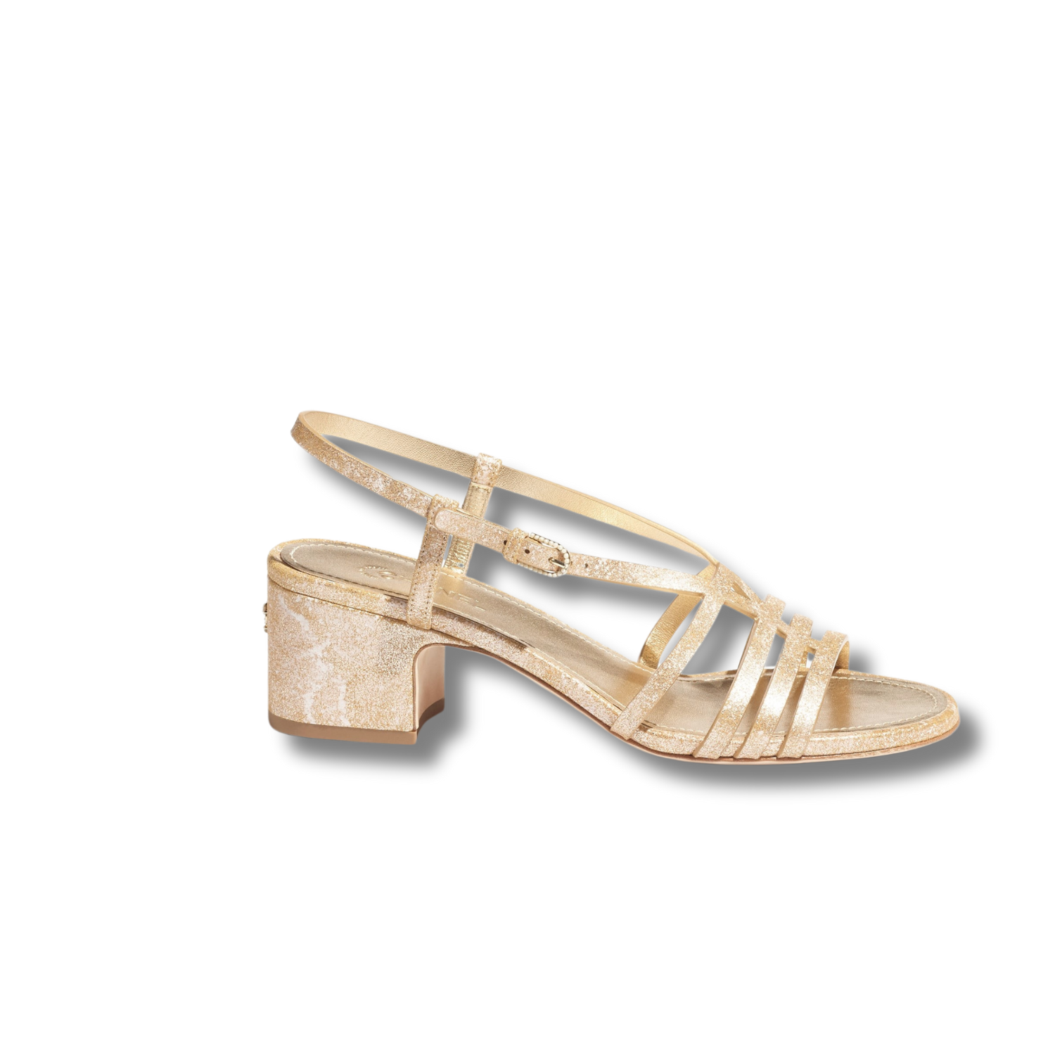Chanel Gold Sandals For Women G45592 B16078 NW183 - Image 6