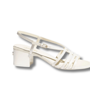Chanel Ivory Sandals For Women G45592 B16082 NW187