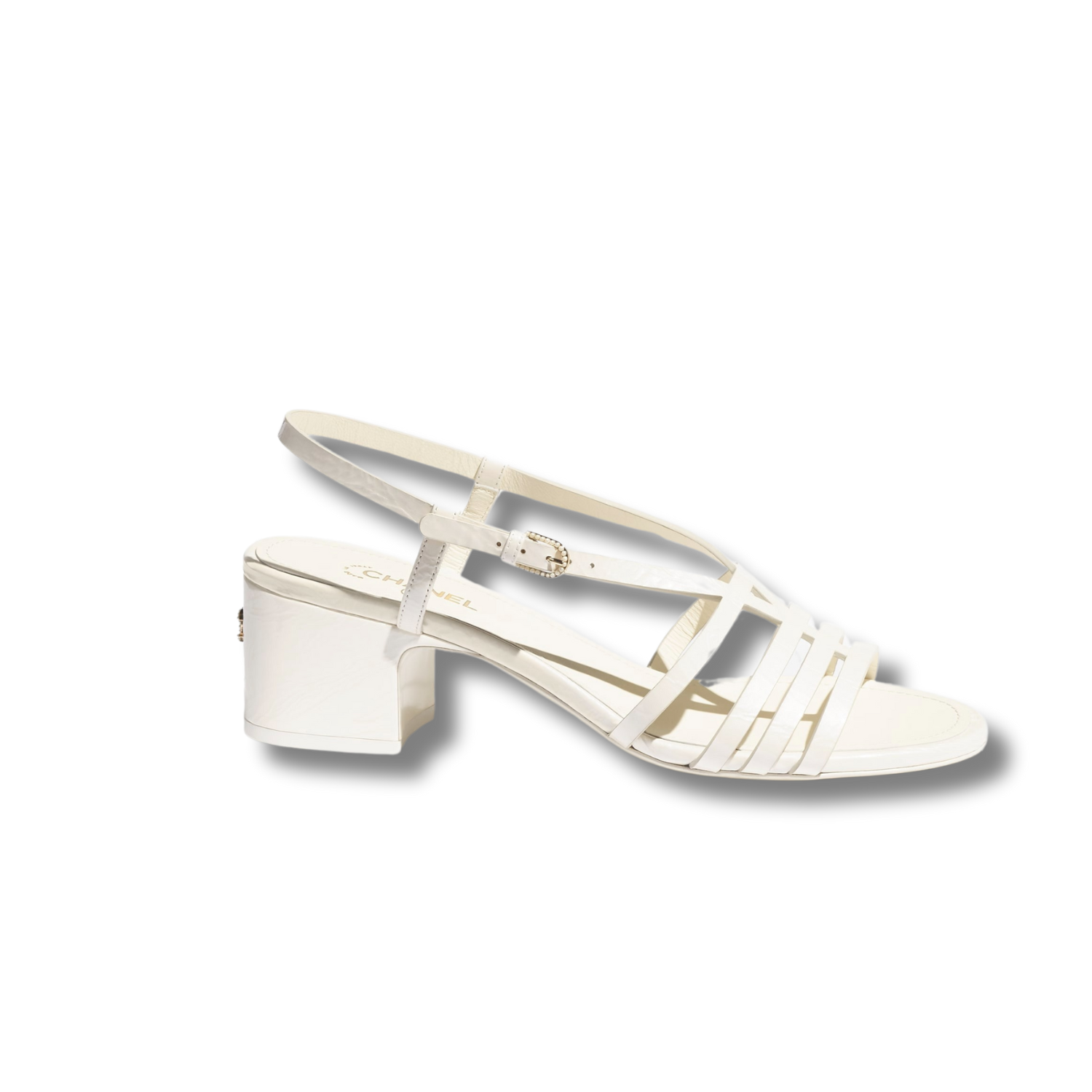 Chanel Ivory Sandals For Women G45592 B16082 NW187 - Image 6