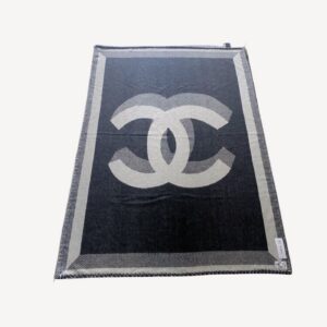 Chanel Double C Scarf Black For Women