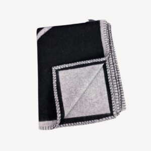 Chanel Double C Scarf Black/Grey For Women